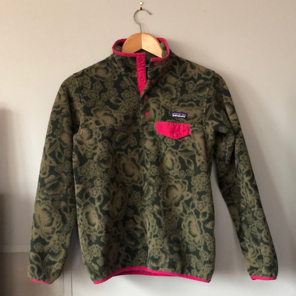 Patagonia snap t synchilla fleece pullover
